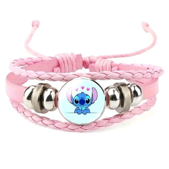 DISNEY Lilo & Stitch🌺 | Stitch Cartoon Braided Rope Chain Bracelet 🎁🌺 - Picture 1 of 10